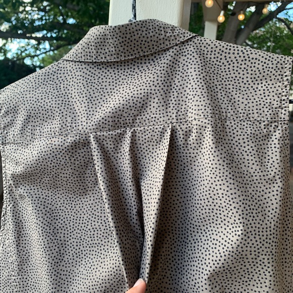 Nau sleeveless button down shirt organic cotton size S - Picture 2 of 14